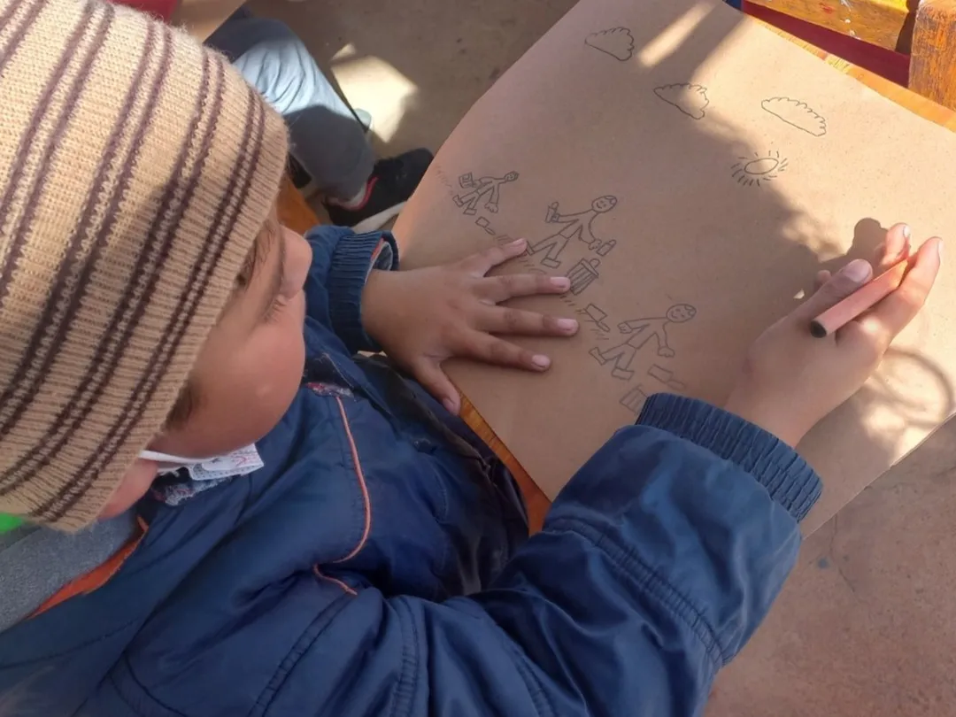 Trabajo comunitario en campo